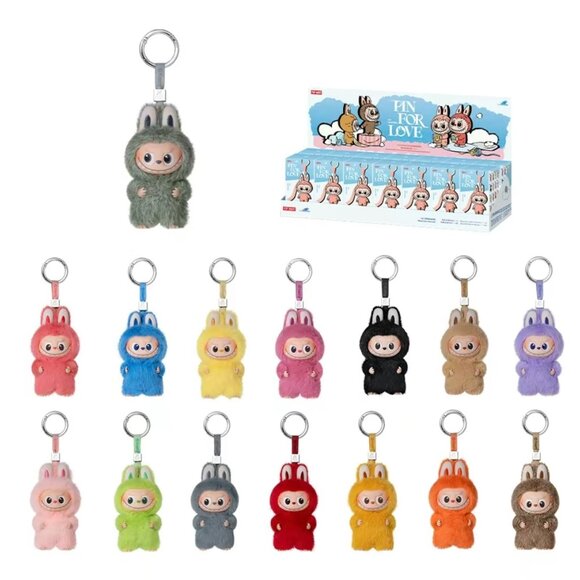 THE MONSTERS Pin for Love Series-Vinyl Plush Pendant Blind Box (N-Z) (Set of 14) - Picture 4 of 5
